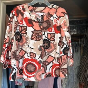 Cute floral top.  Cotton.  Used.